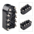 Universal Black CNC Anti-Skid Gear Brake Shift Peg Pedals MX Style for Harley