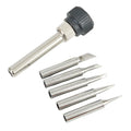 6pcs 900M-T Soldering Station Solder Iron Tips & Handle Set Welding Tools