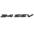 Supra Boat Raised Decal 109226 - 24 SSV Silver 20 3/4 X 2 1/8 Inch (single)
