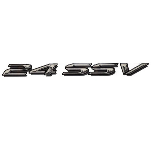 Supra Boat Raised Decal 109226 - 24 SSV Silver 20 3/4 X 2 1/8 Inch (single)