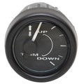 Faria Boat Trim Gauge GP7355A - Mercury 2 Inch Black