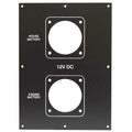 Boat Blank Battery Switch Panel 8906719 - Aluminum 12V DC