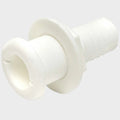 Boat Livewell Thru Hull - 1 1/8 Inch White Plastic