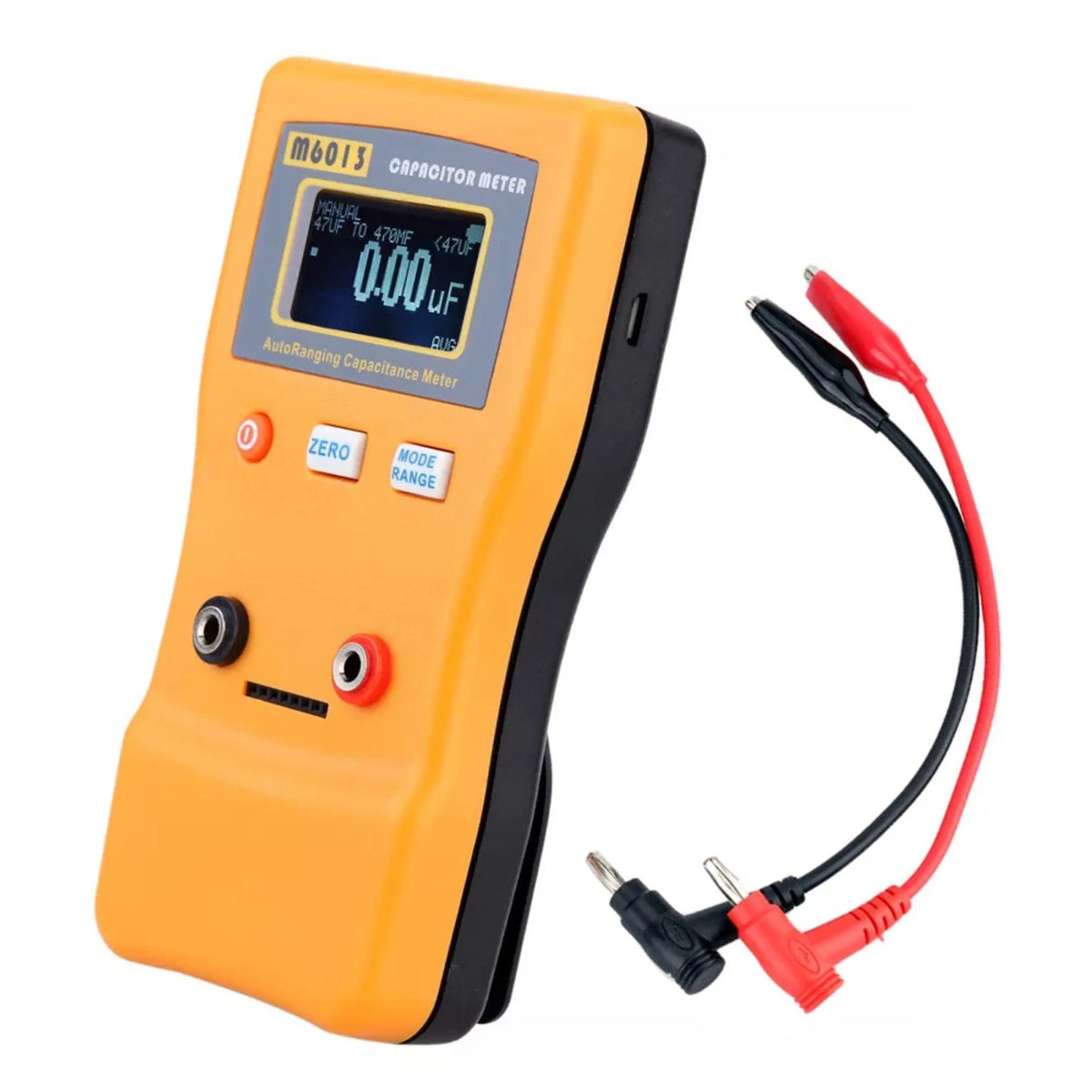 M6013 Digital Capacitor Meter Auto Rang Measuring Capacitance Tester Tool