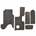 Cobalt Boat Snap-In Carpet Mats 406771 - Syntec Dark Gray 128553 (5PC)