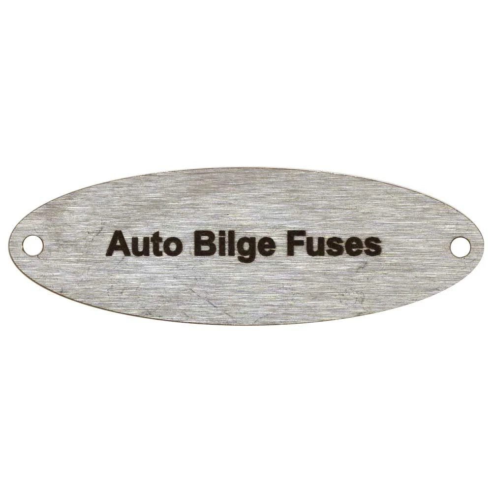 Malibu Boat Label Tag Plate 5821704 - Auto Bilge Fuses