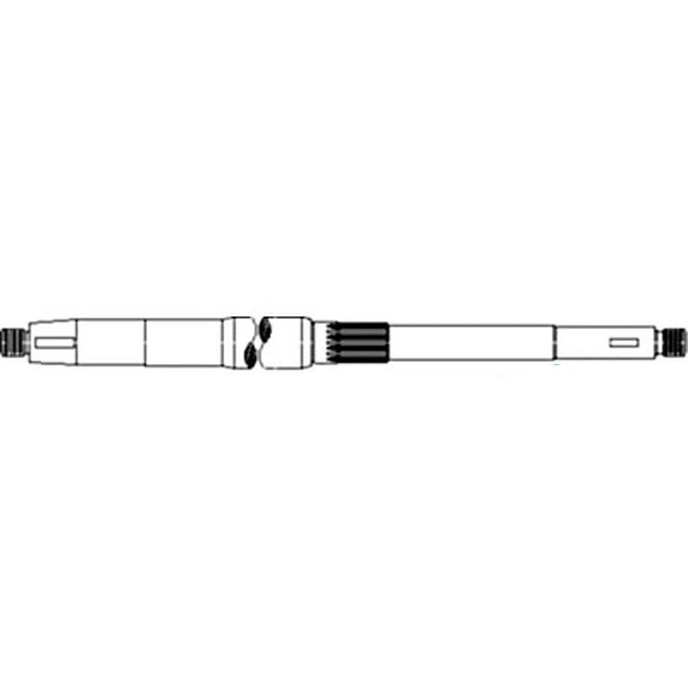 H163279 Shaft, Primary Jackshaft; Narrow Fits John Deere Combines