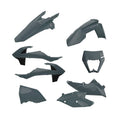 POLISPORT PLASTIC KIT + FORK GUARDS/MASK KTM EXC/EXC-F 2017-2019, NARDO GREY