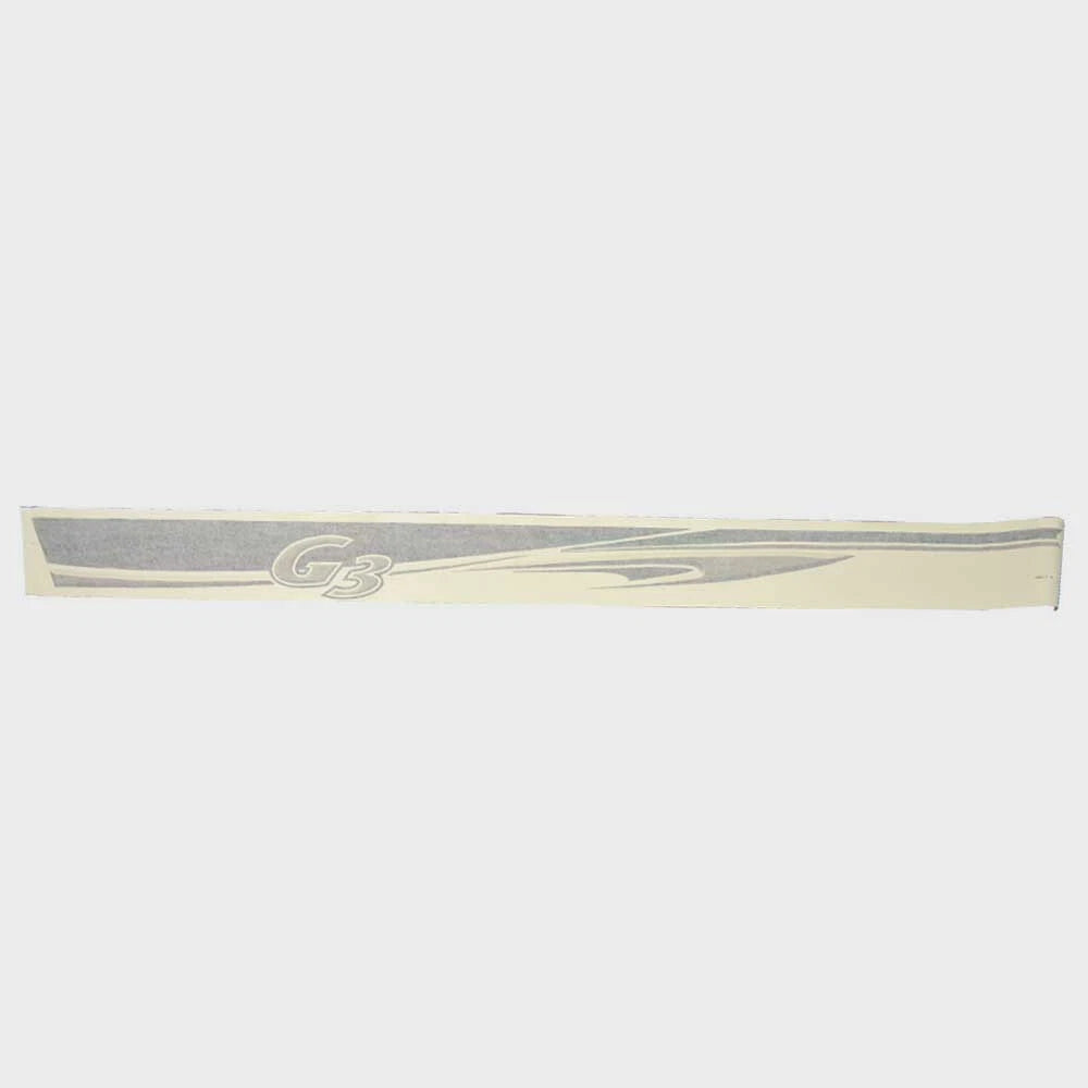 G3 Boat Hull Main Graphic Decal - Black - Tan Sticker (STBD)