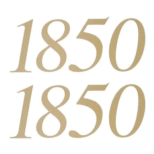 Crestliner Boat Model Decal Stickers - 1850 Metallic Gold (pair)