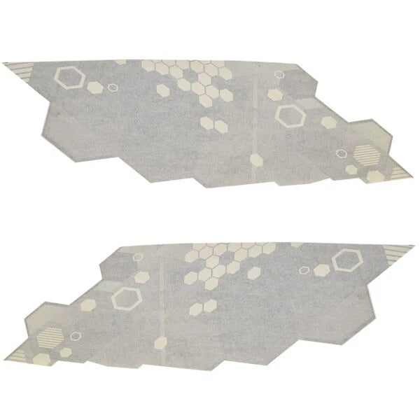 Chaparral Boat Hull Graphic Decals 14.00793 - H2O Silver (set of 2)