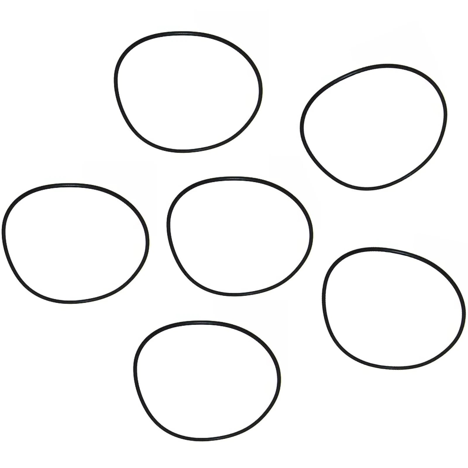 Johnson Evinrude OMC Cylinder Head Rubber O-Ring, 0765554, 0335523 6Pcs