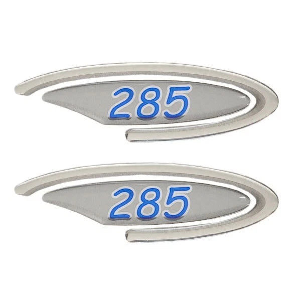 Four Winns Boat Raised Decals 055-3075 - 285 VC Silver Stickers (pair)