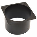 Marine East Boat Trash Chute - 5 1/2 Inch Duct Black Plastic
