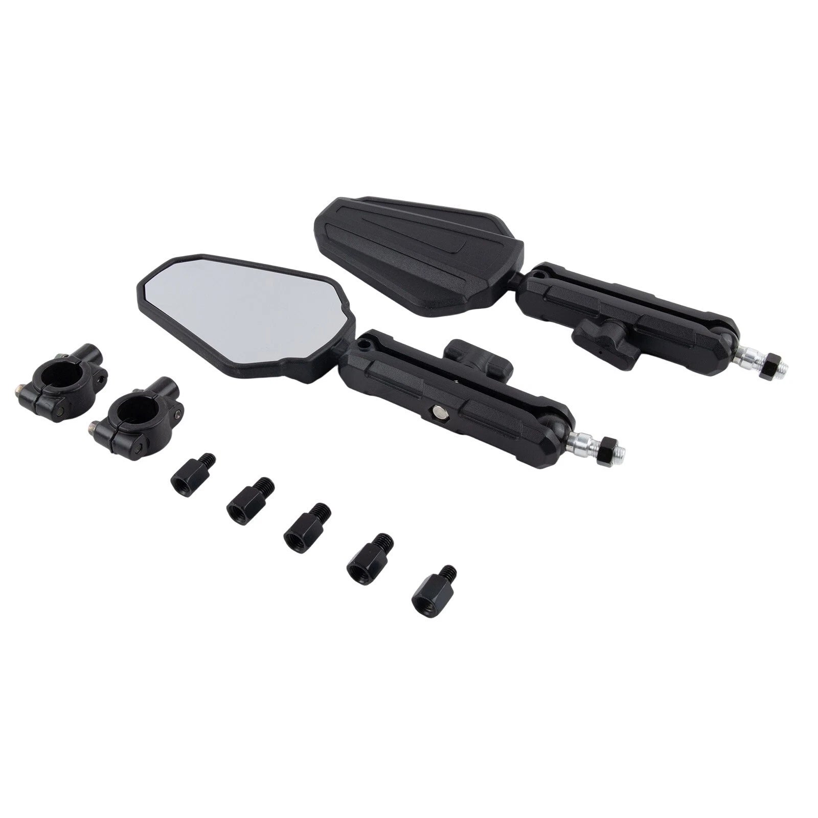 2pcs Folding Rearview Mirrors for Motorcycles Enhance Your Riding Experience