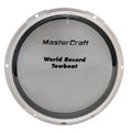 MasterCraft Boat Filler Gauge - Medallion 3 1/4 Inch Silver