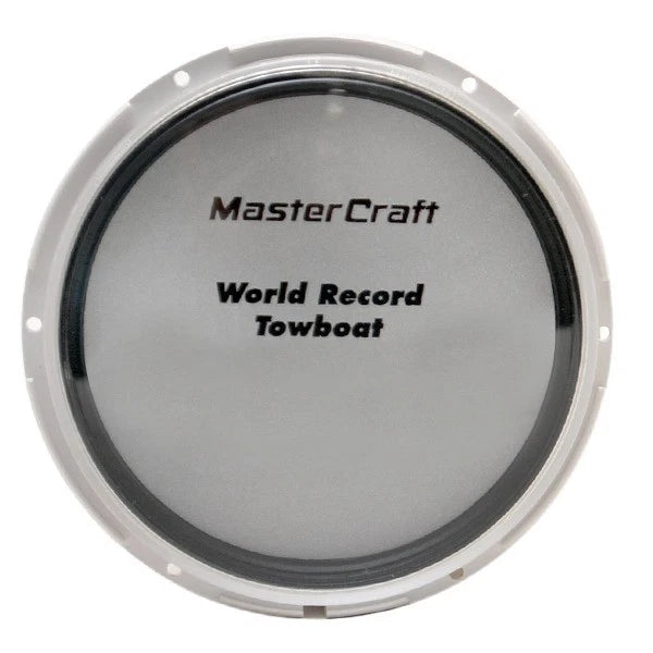 MasterCraft Boat Filler Gauge - Medallion 3 1/4 Inch Silver