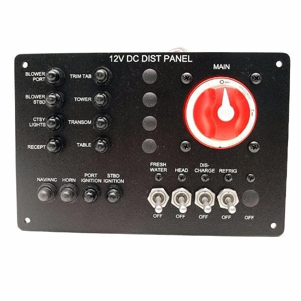 MasterCraft CSX 265 Boat 12V Dist. Breaker Panel - Aluminum