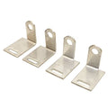 Doral Boat L Brackets - 2 3/8 X 1 5/8 Inch Stainless Steel (set of 4)