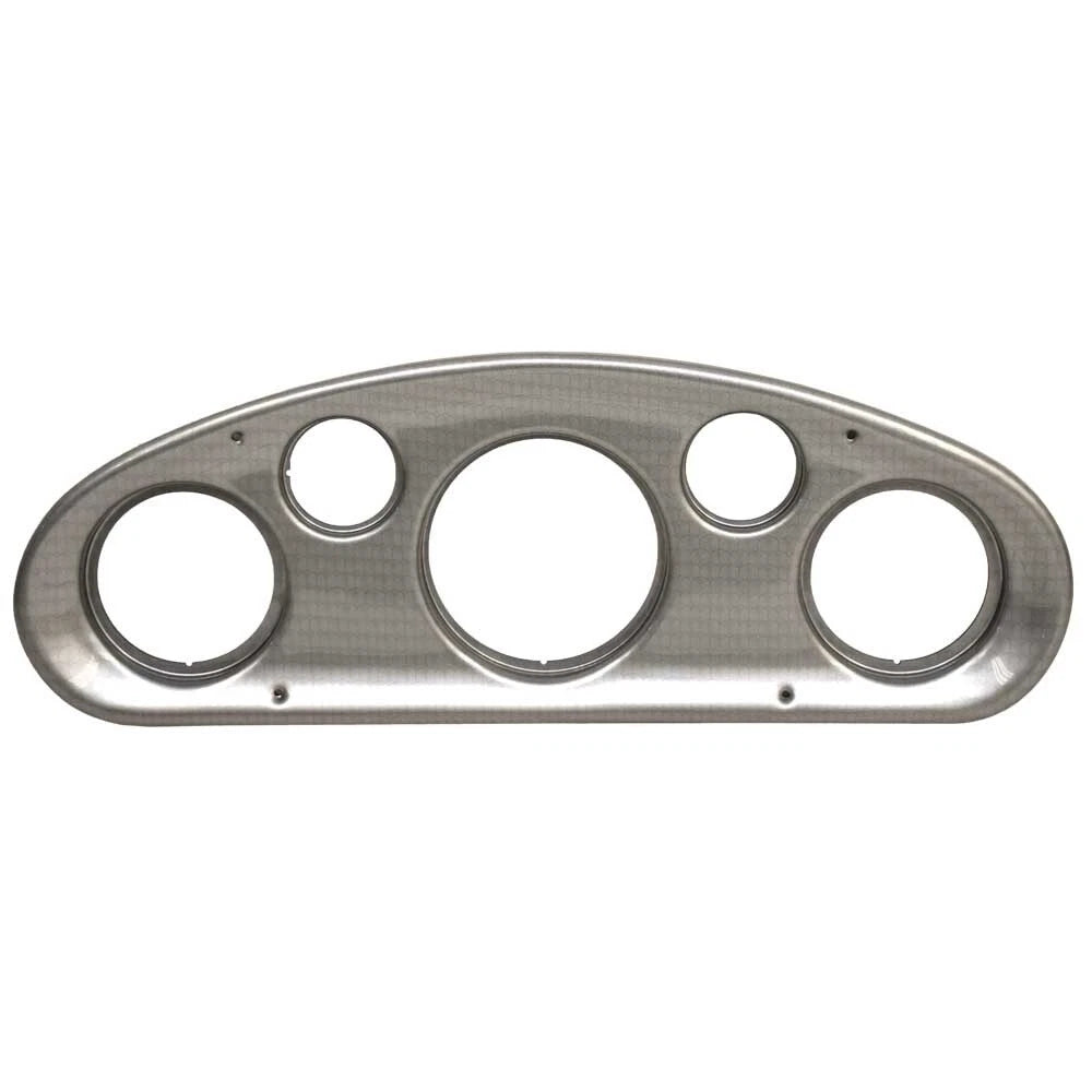 Rinker Boat Blank Gauge Panel 206766 - 19 7/8 X 7 1/8 Inch Silver