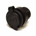 Marinco Boat Receptacle - 12V Black 1 1/8 Inch