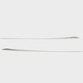 Boat Graphic Stripe Decal - Black White Port - Stbd 127 in (set of 2)