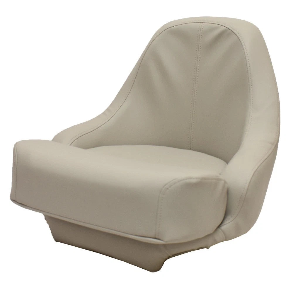 Premier Pontoon Boat Bucket Seat - 17 X 20 X 18 Inch Stone Gray Vinyl