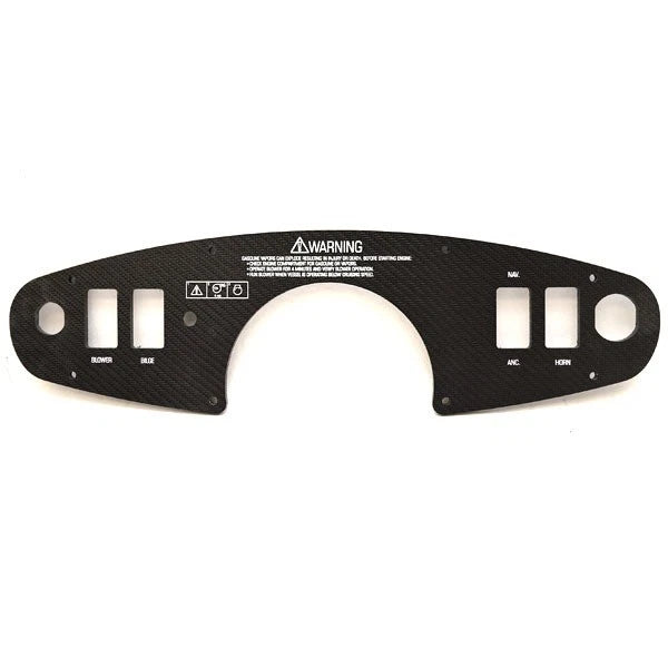 Four Winns Boat Switch Panel Blank 025-4338 - 15 7/8 X 4 1/2 Inch Black