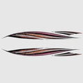 Crestliner 2006 Pontoon Boat Decal Stickers 137423-01 - Copper Black Red