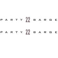Tracker Boat Brand Decals 145482 - Party Barge 22 Dk Champagne (pair)