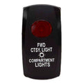 Ranger Boat Rocker Switch - Carling 12 Volt Courtesy Compartment Lights