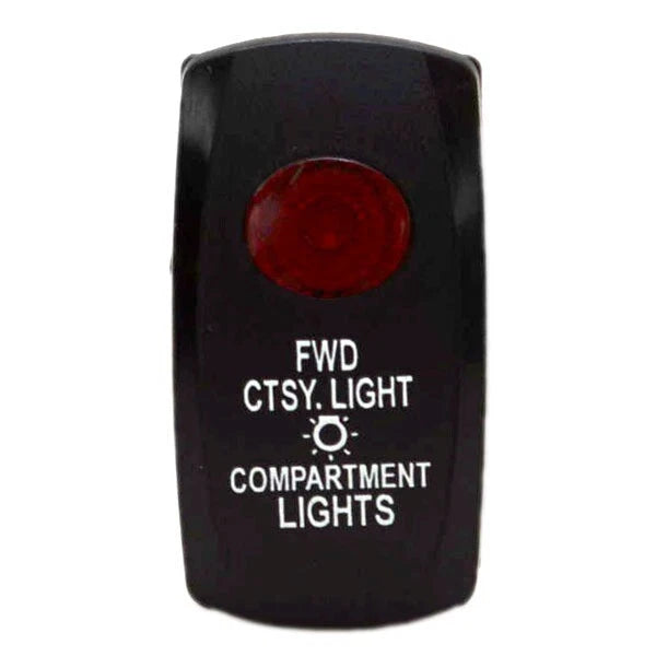 Ranger Boat Rocker Switch - Carling 12 Volt Courtesy Compartment Lights