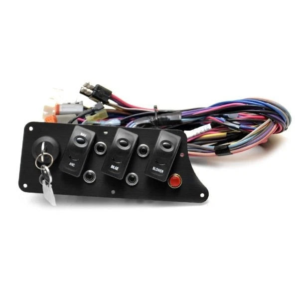 Glastron Boat Ignition Switch Panel 025-4418 - SSV-175 Black Plastic