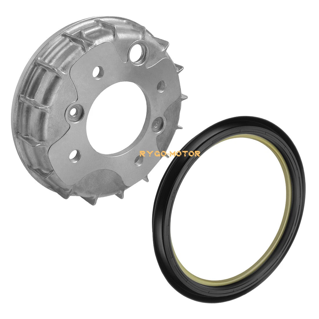 Front Brake Drum & Dust Seal Kit for Honda Foreman 400 450 TRX400FW TRX450FE/FM