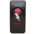 DNA Boat Rocker Switch Actuator - Power Lightening Bolt Lighted