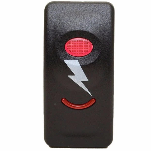 DNA Boat Rocker Switch Actuator - Power Lightening Bolt Lighted
