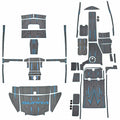 Supra Boat Non-Skid Floor Mat Kit 123117 - SL (SS) Gray Blue 2023