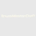 Mastercraft Boat Raised Logo Decal U34680-02 - 20 1/2 Inch White Texas