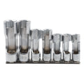 Premium Socket Set for Fuel Line and Wired Sensor Repairs 10mm to 19mm Sizes