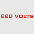Marquis Boat Label Decal 5451260 - 220 Volts Red Sticker