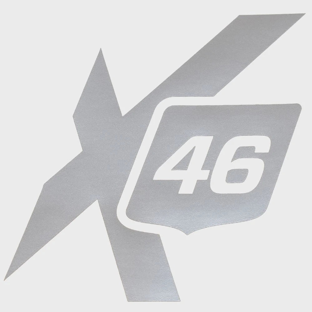 MasterCraft Boat Emblem Decal Sticker - X46 Silver