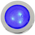 ITC Marine Boat Push Lens Courtesy Light 69331SS-3-BL-S R - SS Blue LED
