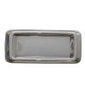 Boat Raised Bezel Decal 70004679 - 3 5/8 X 1 5/8 Inch Silver
