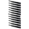 12 Pack Blade Fits Kubota 76539-34330 60" Front Mount