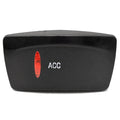 Carling Boat Rocker Switch Plate - ACC Black Actuator Cover