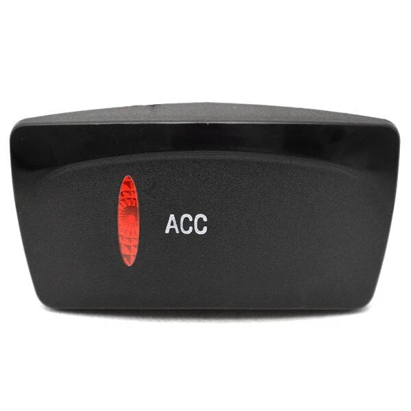 Carling Boat Rocker Switch Plate - ACC Black Actuator Cover