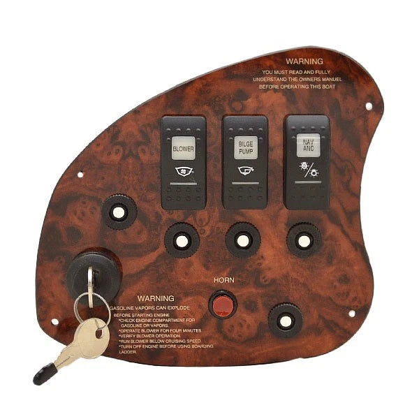Rinker Boat Switch Breaker Panel 2060939 - Captiva 180 Woodgrain