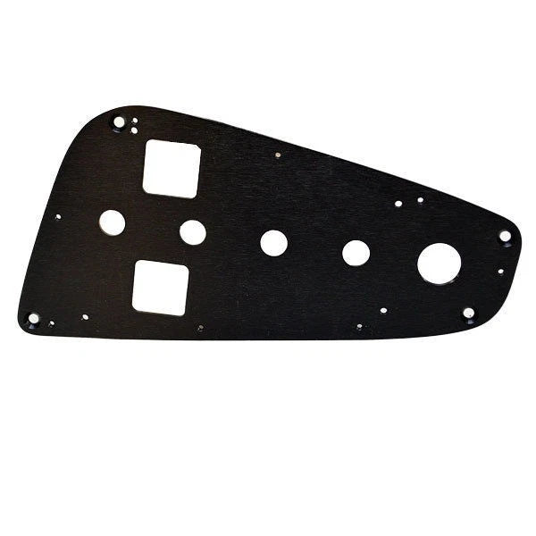 MasterCraft Boat Blank Switch Panel 01-M00526 - Black Aluminum 9 3/8 Inch