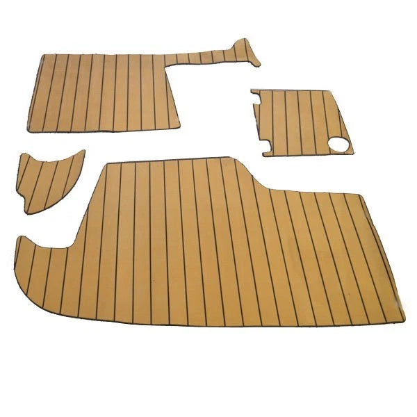 Larson Boat Swim Platform Mats 8175-1322 - Cabrio 857 Teak (set of 4)