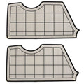 Rinker 270 Express Cruiser Boat Non-Skid Mats - Gray Black (set of 2)